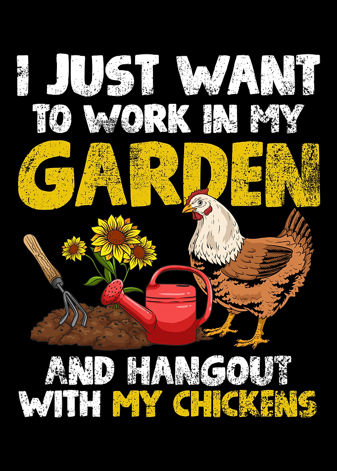 Chicken Garden Vintage