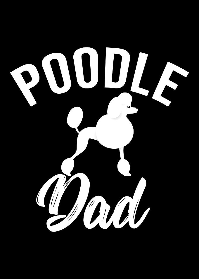 Poodle Dad Poodle Dog Pupp