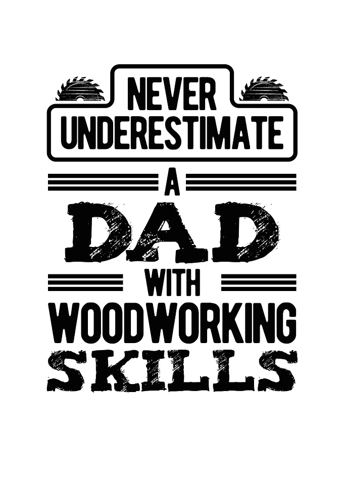 Dad with woodworking