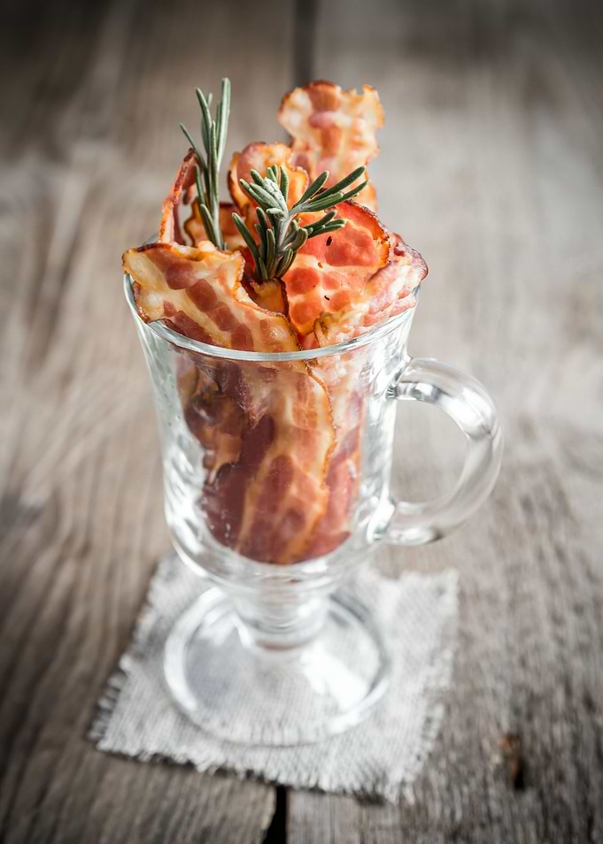 Fried bacon