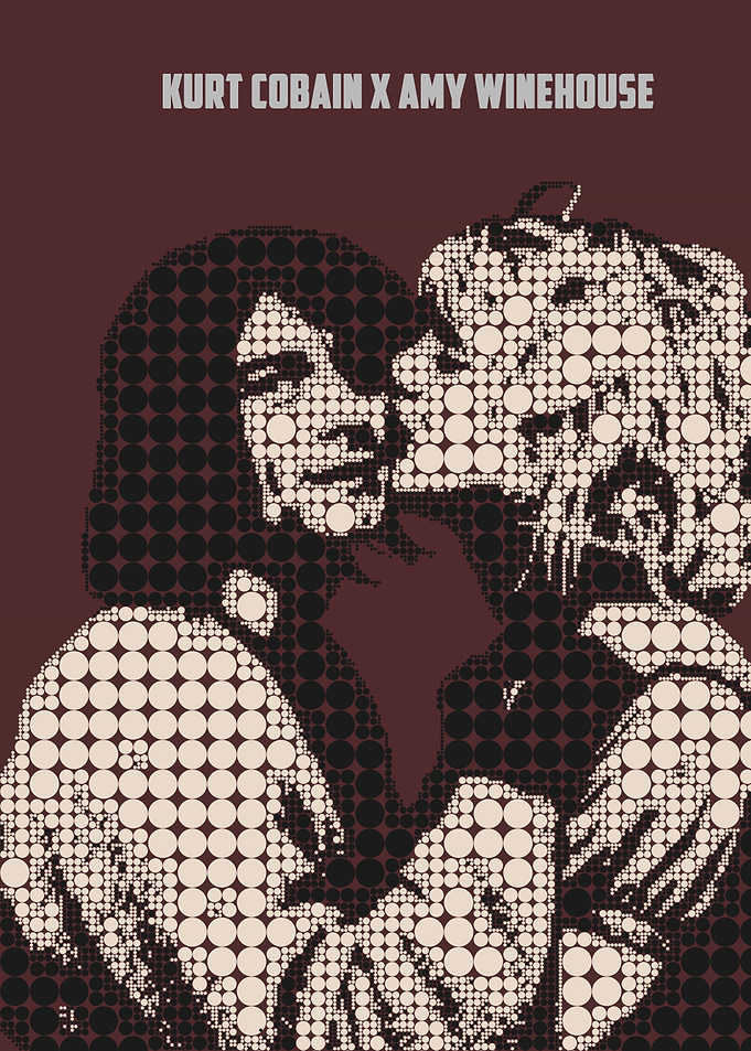 kurt cobain x amy winehous