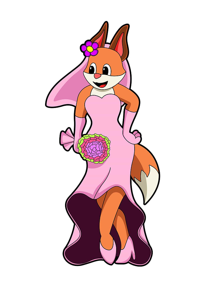 Fox Bride Wedding dress