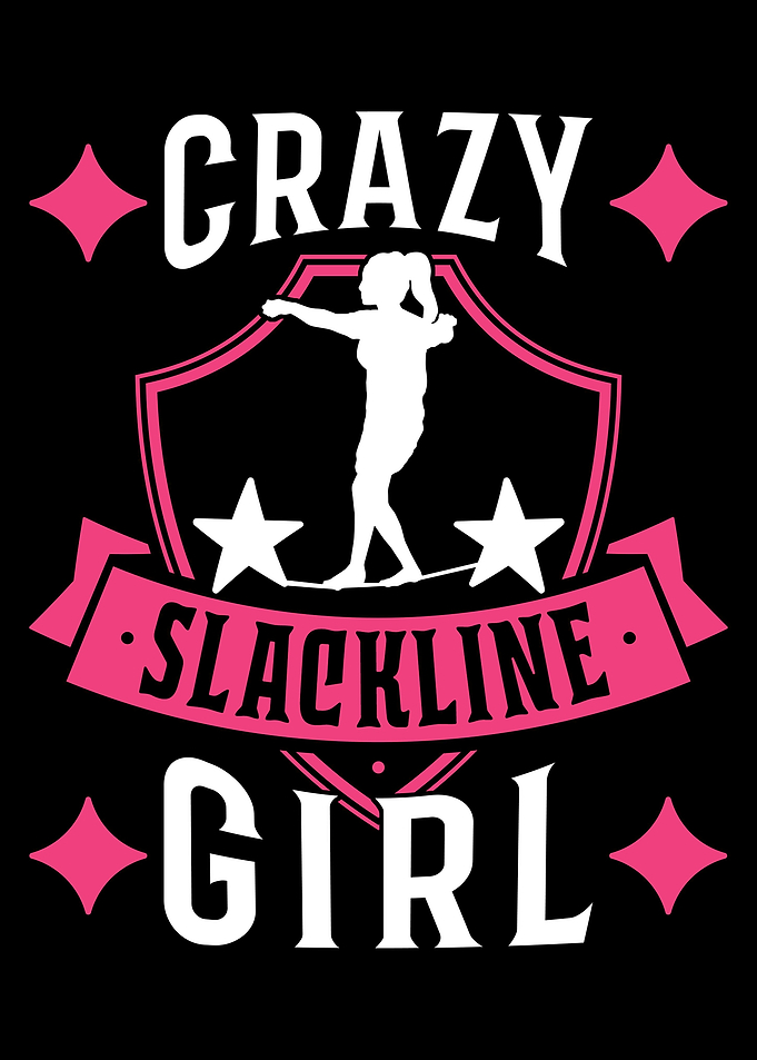 Crazy Slackline Girl