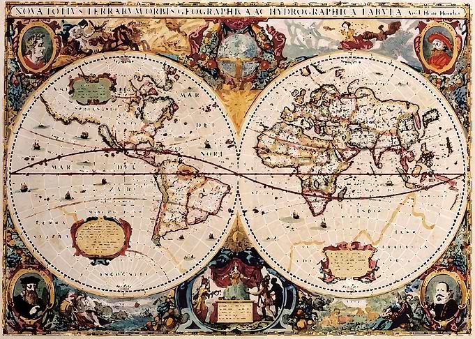 world map