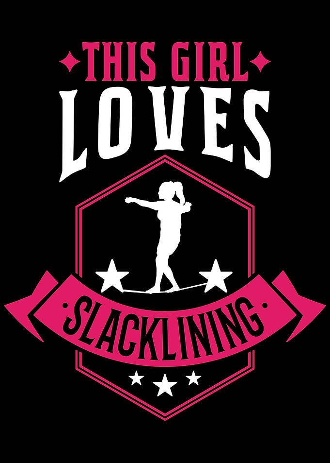 Slackline Girl Slacklining