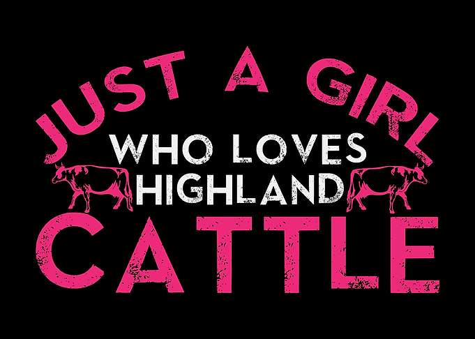 Highland Cattle Girl
