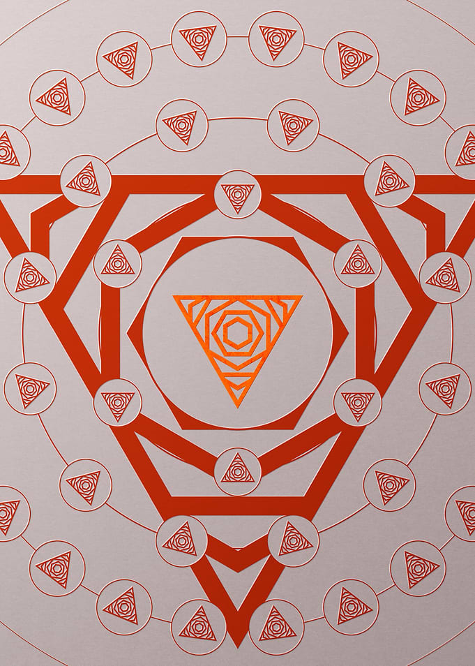 Tomato Red Orange Glyph