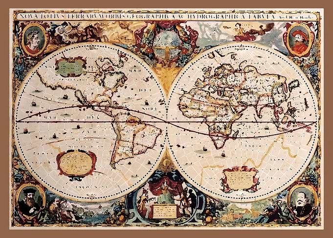 world map