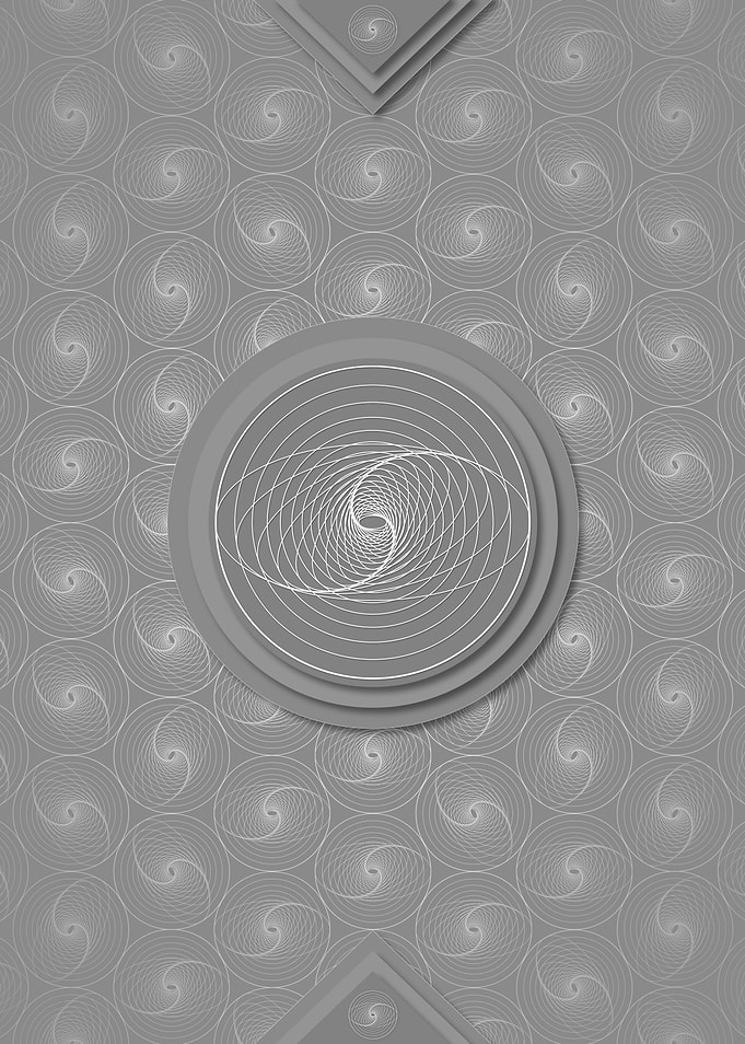 Gray Sacred Geometry Glyph