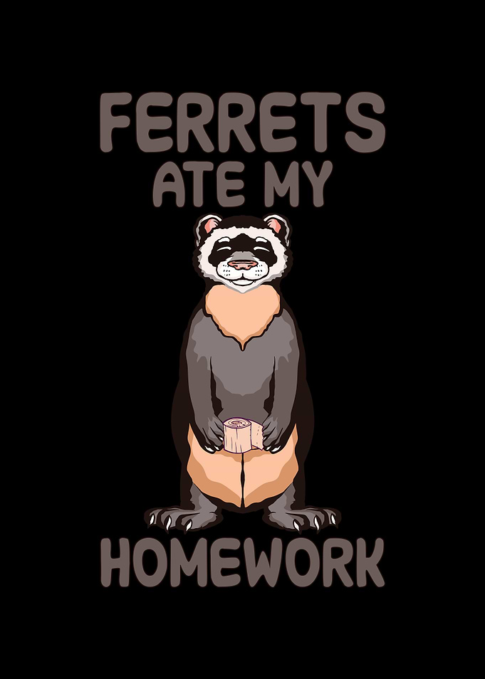 Ferret ate my homework