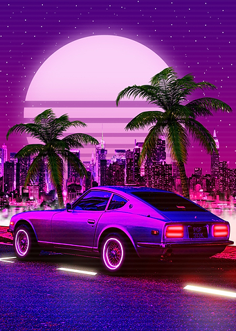 Classic Cars Synthwave