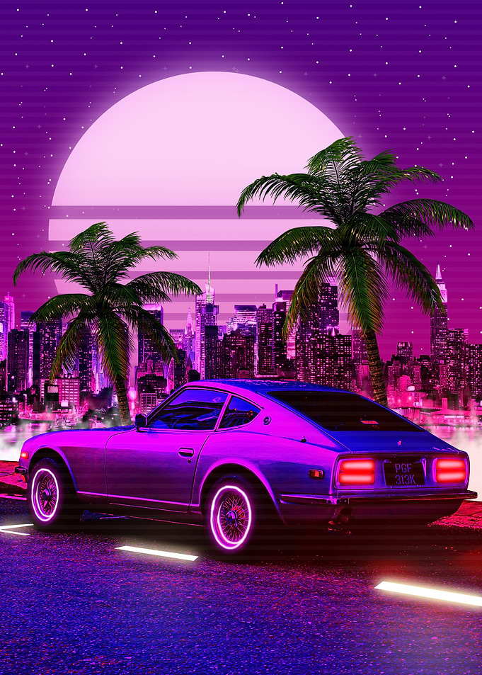 Classic Cars Synthwave