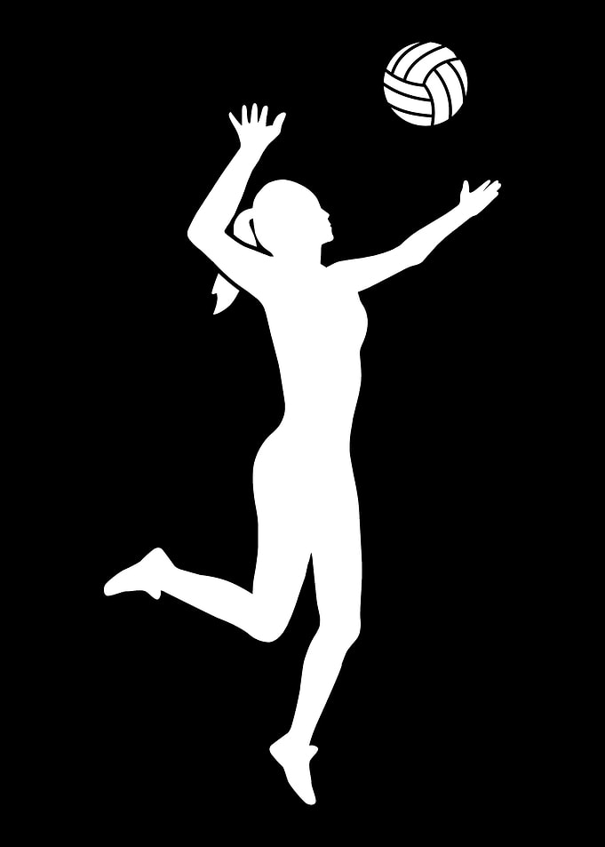 Volleyball girl woman