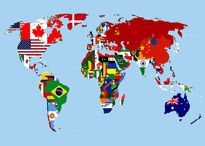 world map
