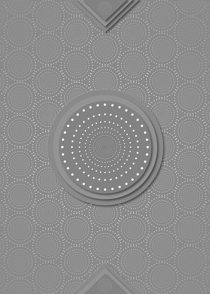 Gray Geometric Glyph Rune