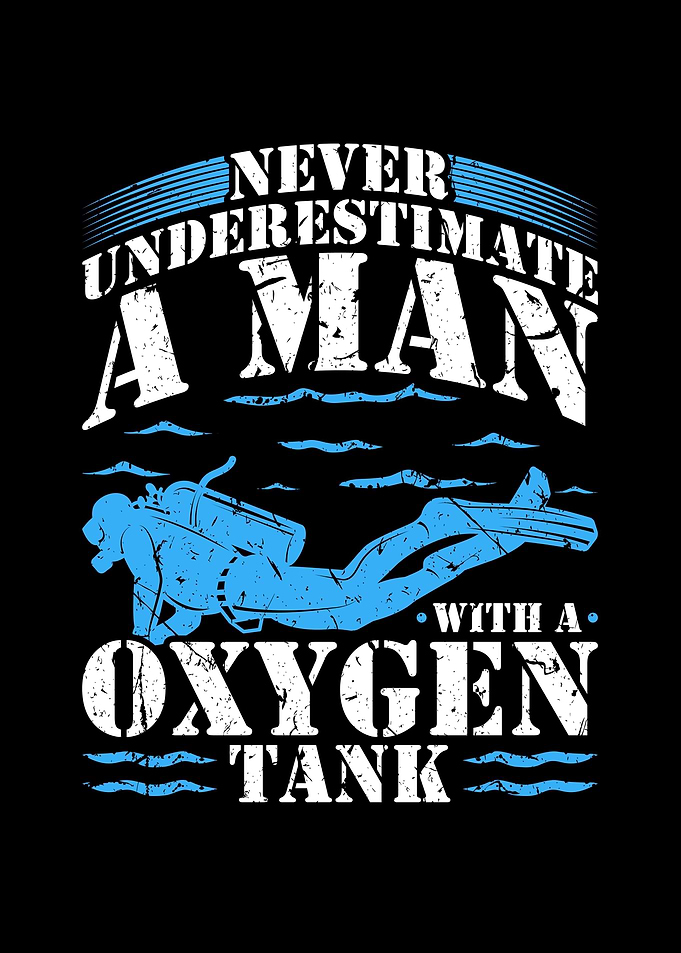 Oxygen Tank Scuba Diver