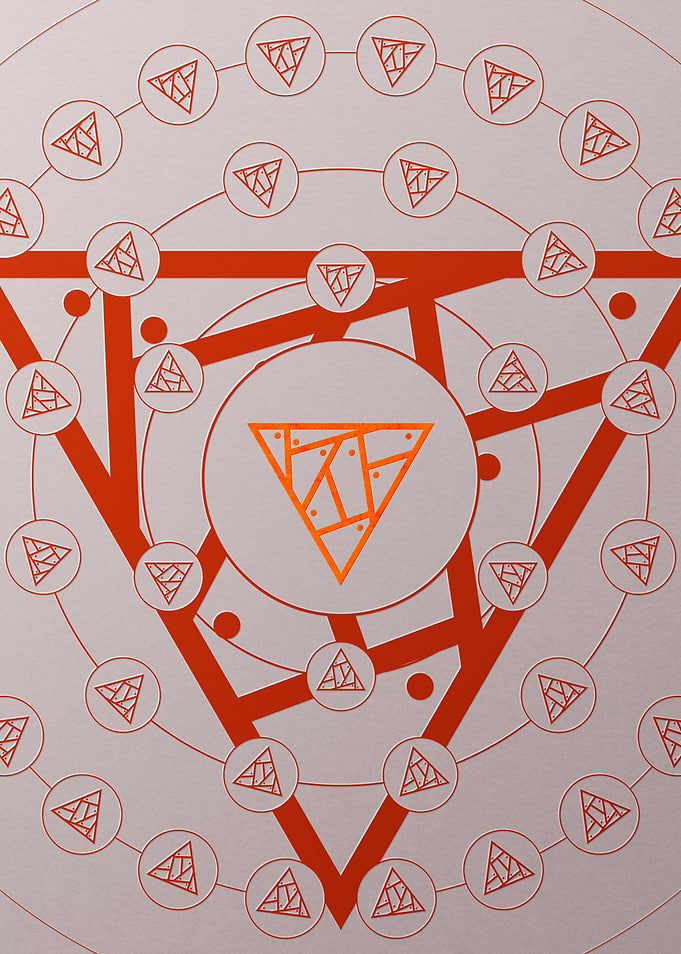Tomato Red Orange Glyph