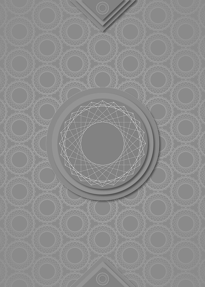 Gray Sacred Geometry Glyph