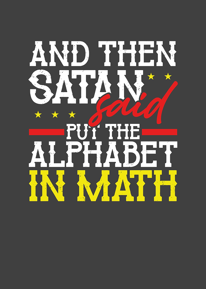 Alphabet in math