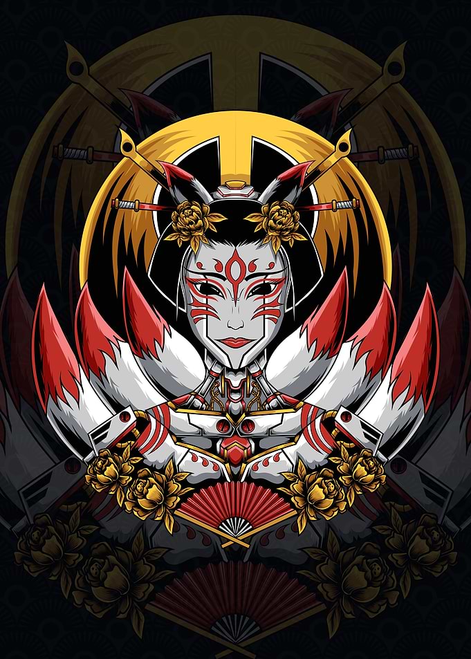 dark japan poster