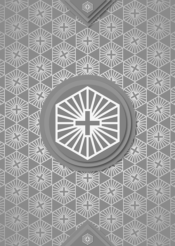 Gray Sacred Geometry Glyph