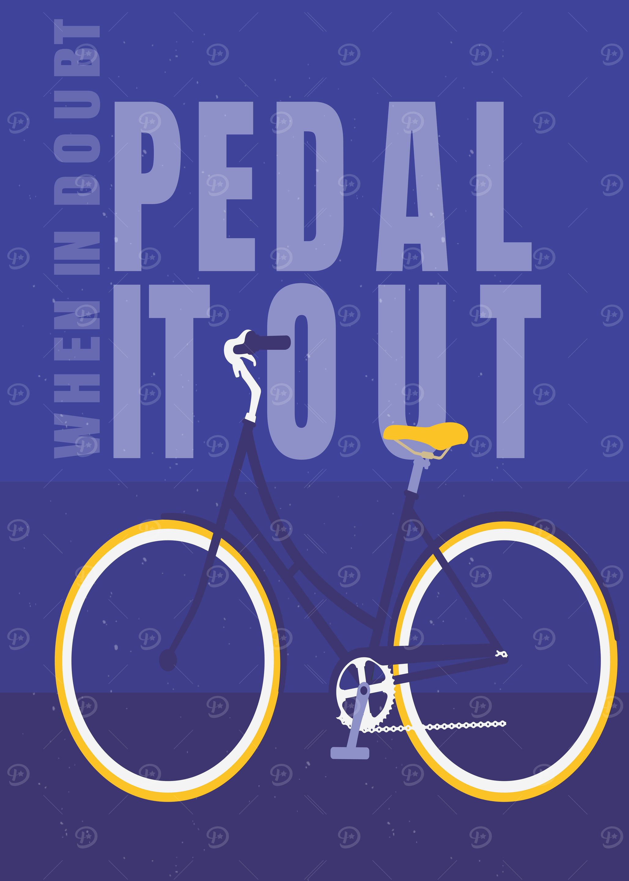 WHEN IN DOUBT PEDAL IT OUT