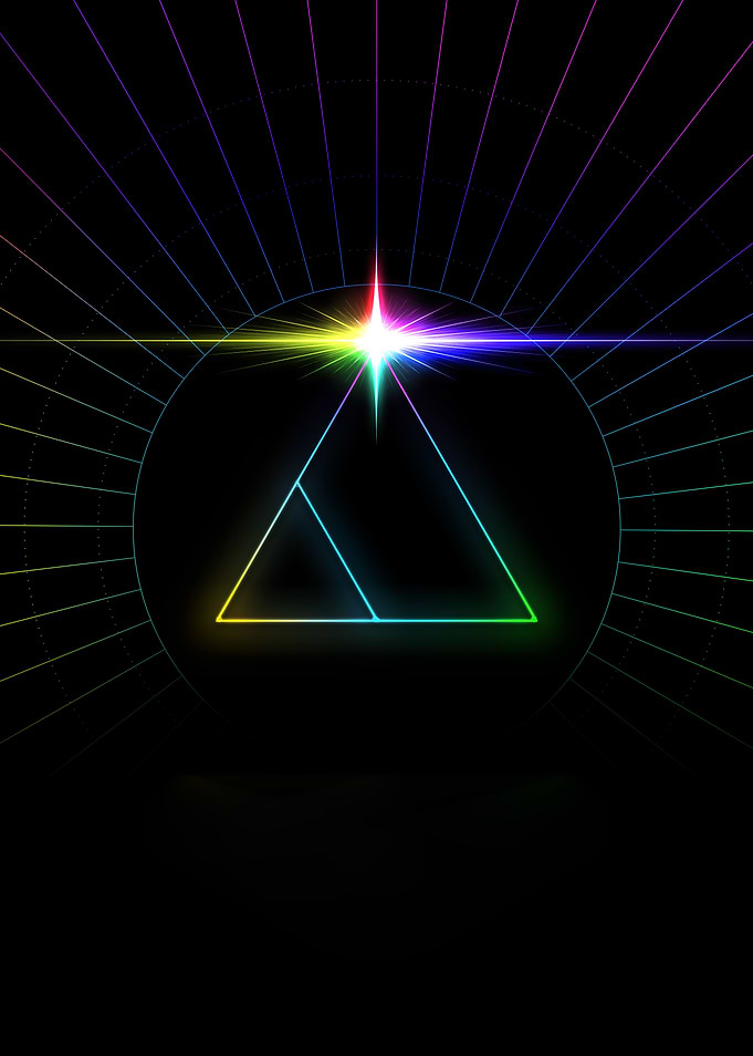 Neon Glyph Mandala Rune
