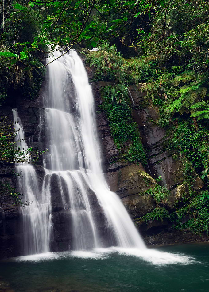 Waterfall in Xitou Taiwan