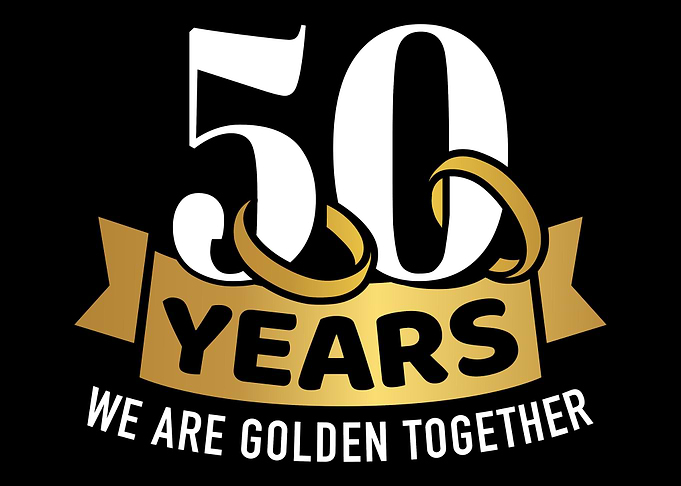 50 Years wedding anniversa