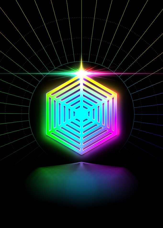 Prismatic Neon Magic Seal