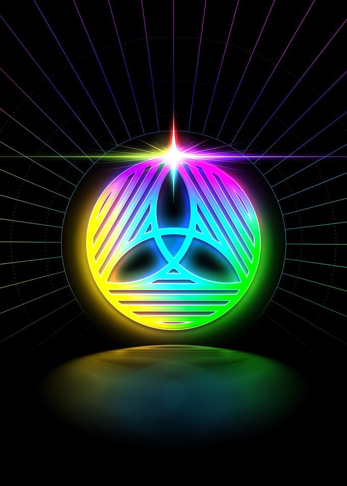 Prismatic Neon Magic Seal