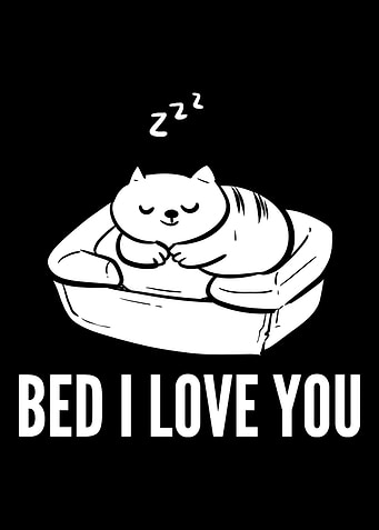 Bed I love you Night Perso