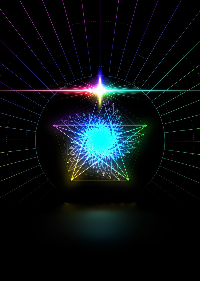 Prismatic Neon Magic Seal