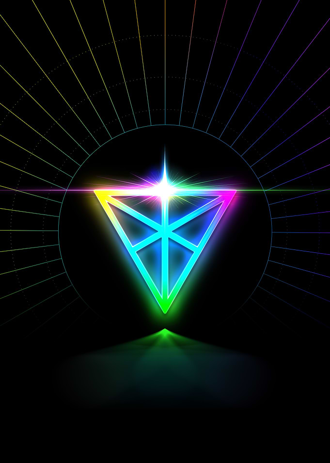 Neon Glyph Mandala Rune