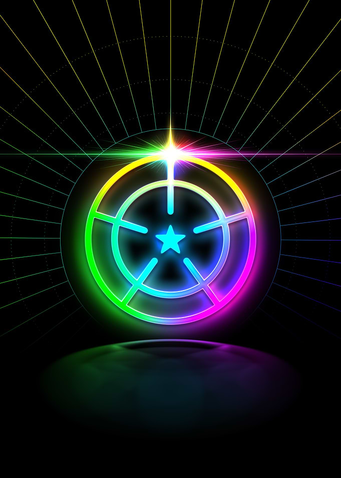 Prismatic Neon Magic Seal