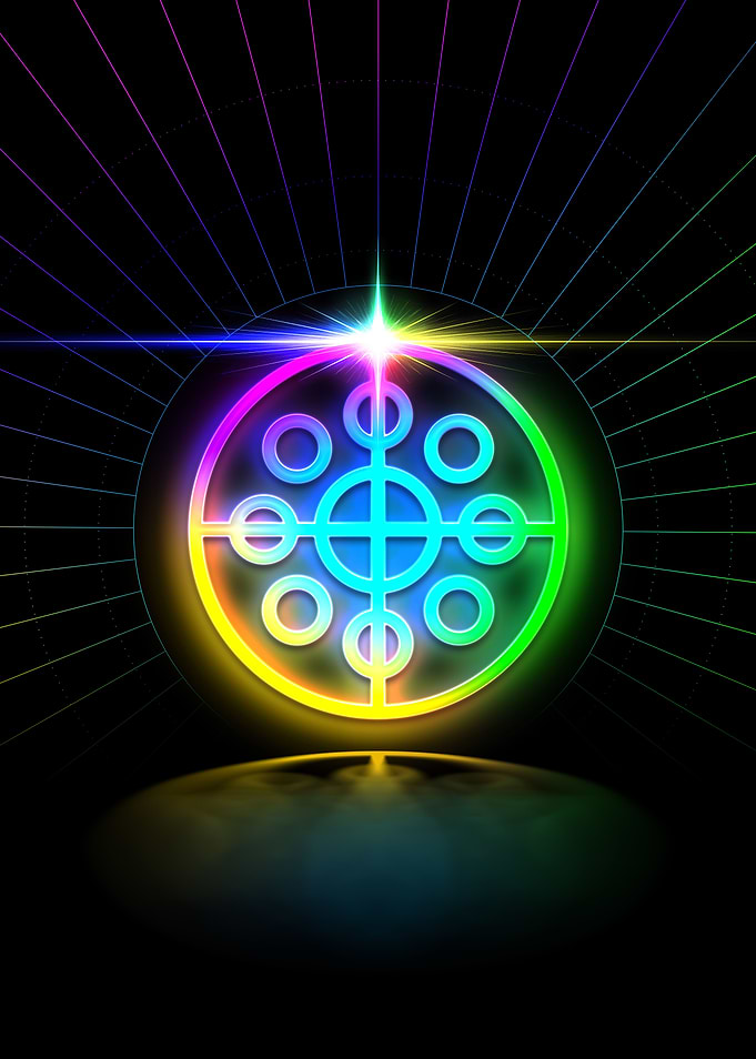 Prismatic Neon Magic Seal