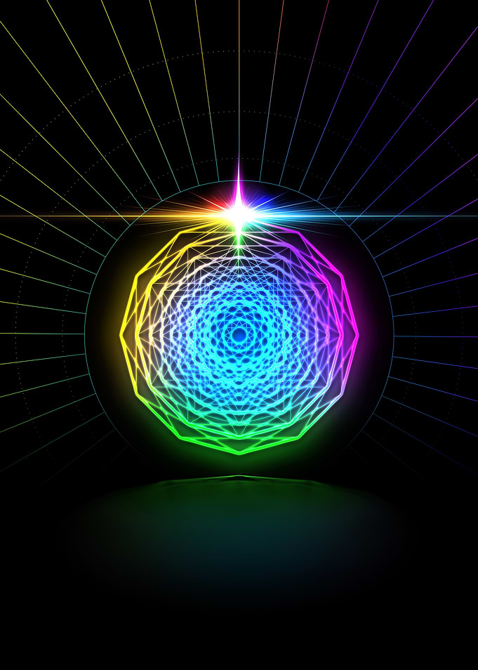 Prismatic Neon Magic Seal