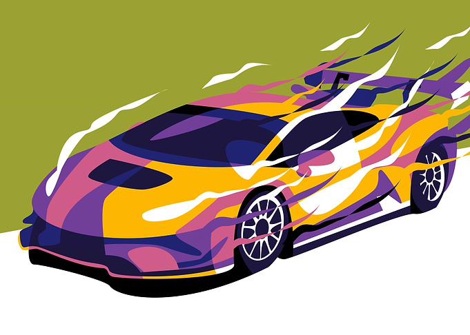 Lamborghini Huracan Popart