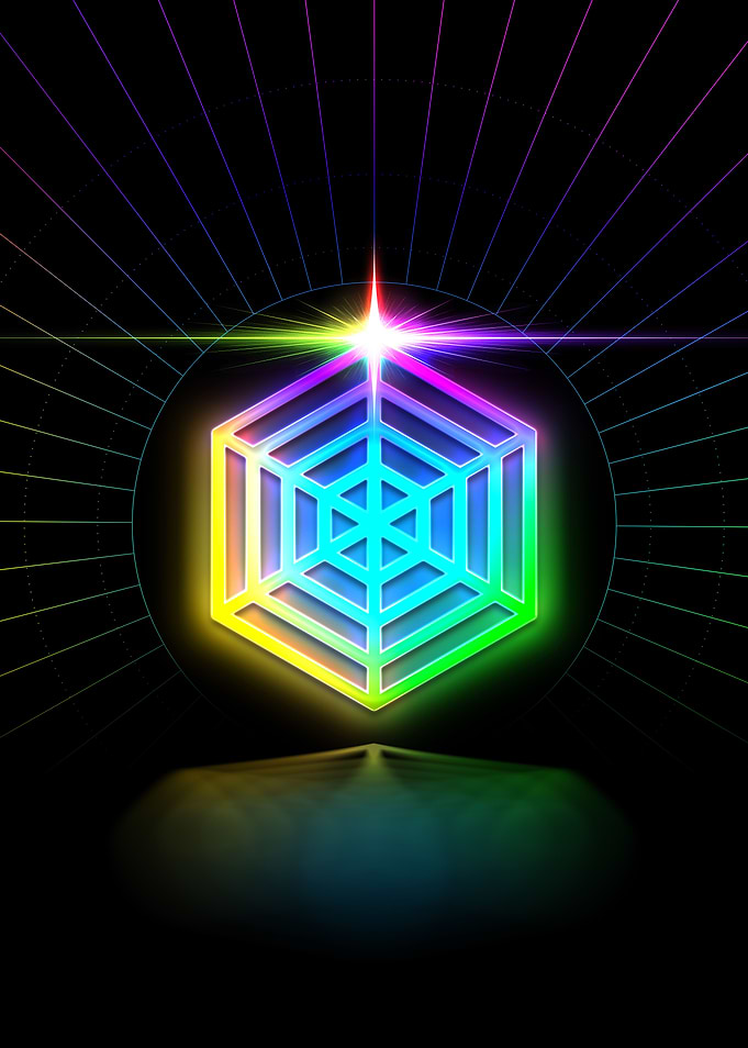 Prismatic Neon Magic Seal