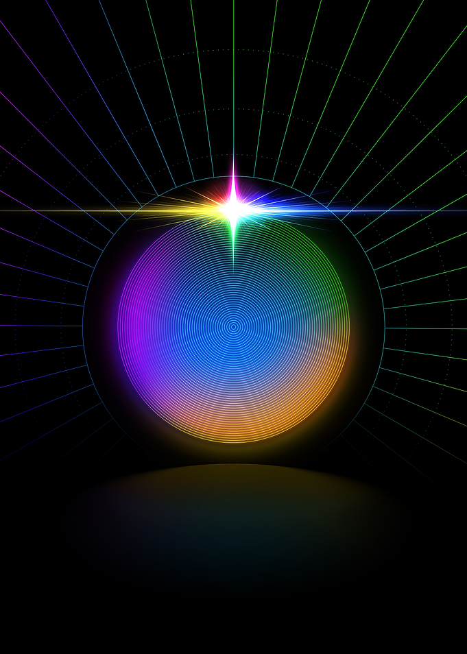 Prismatic Neon Magic Seal