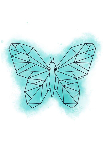 Geometric butterfly