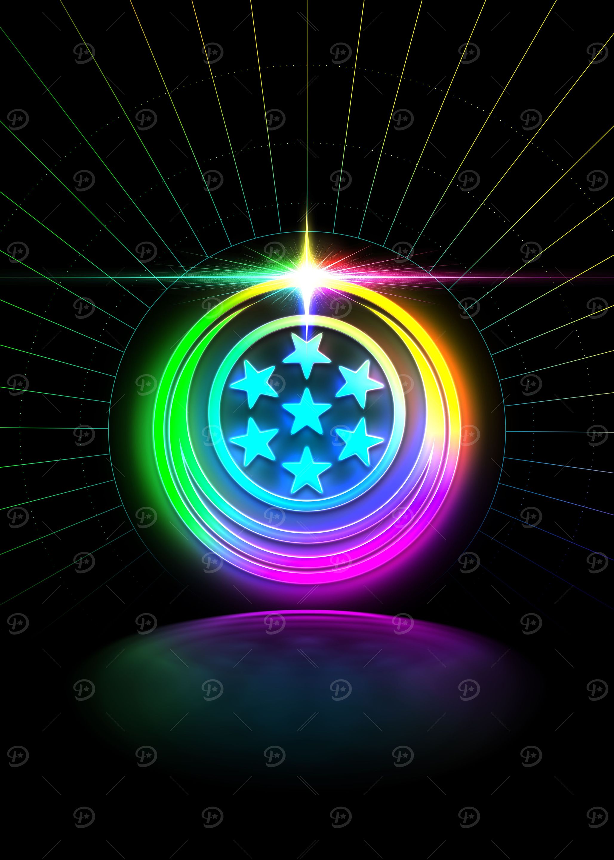 Prismatic Neon Magic Seal