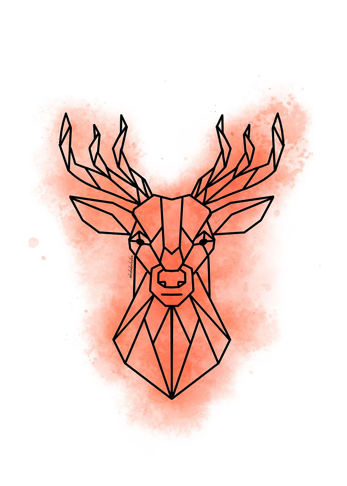Geometric deer