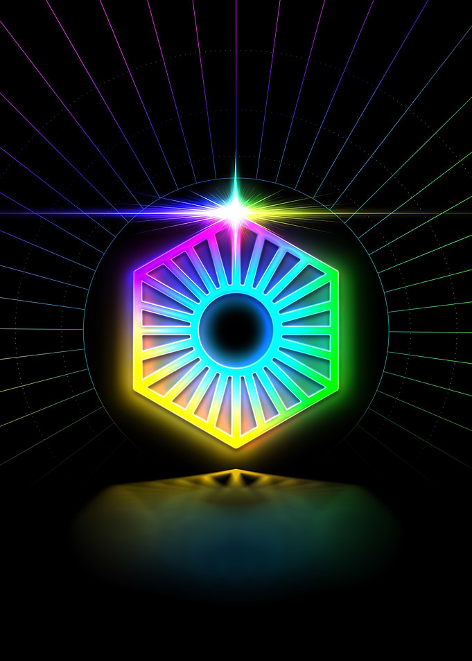 Prismatic Neon Magic Seal