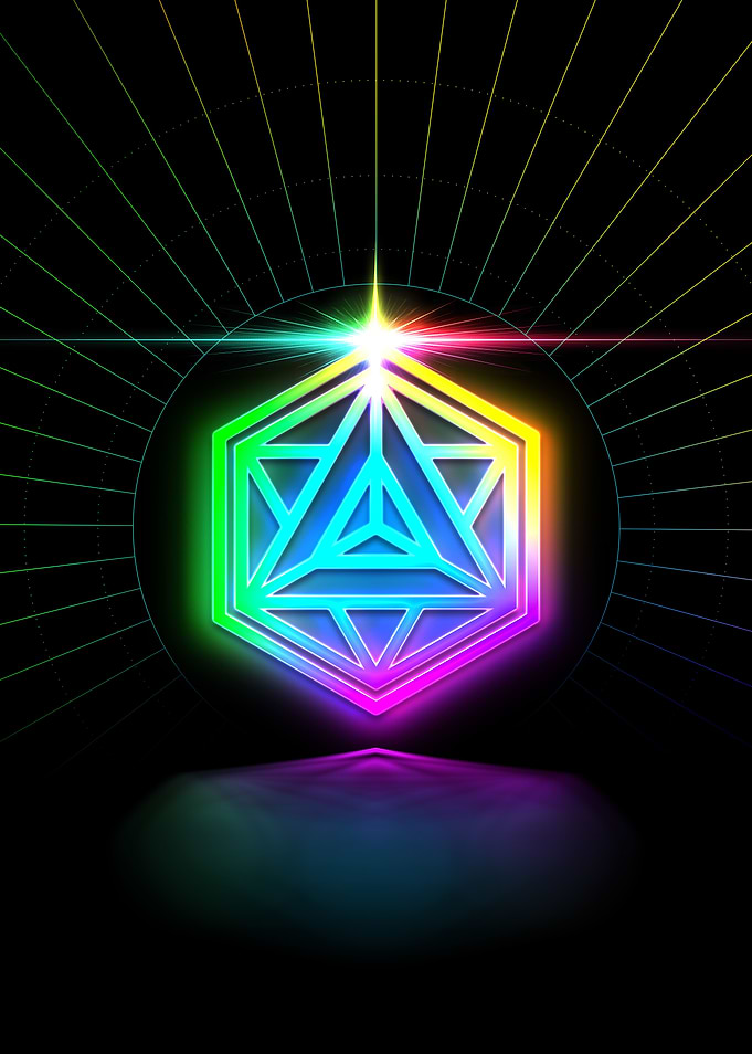 Prismatic Neon Magic Seal
