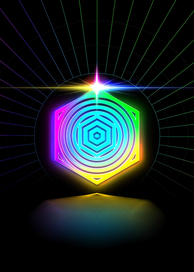 Prismatic Neon Magic Seal
