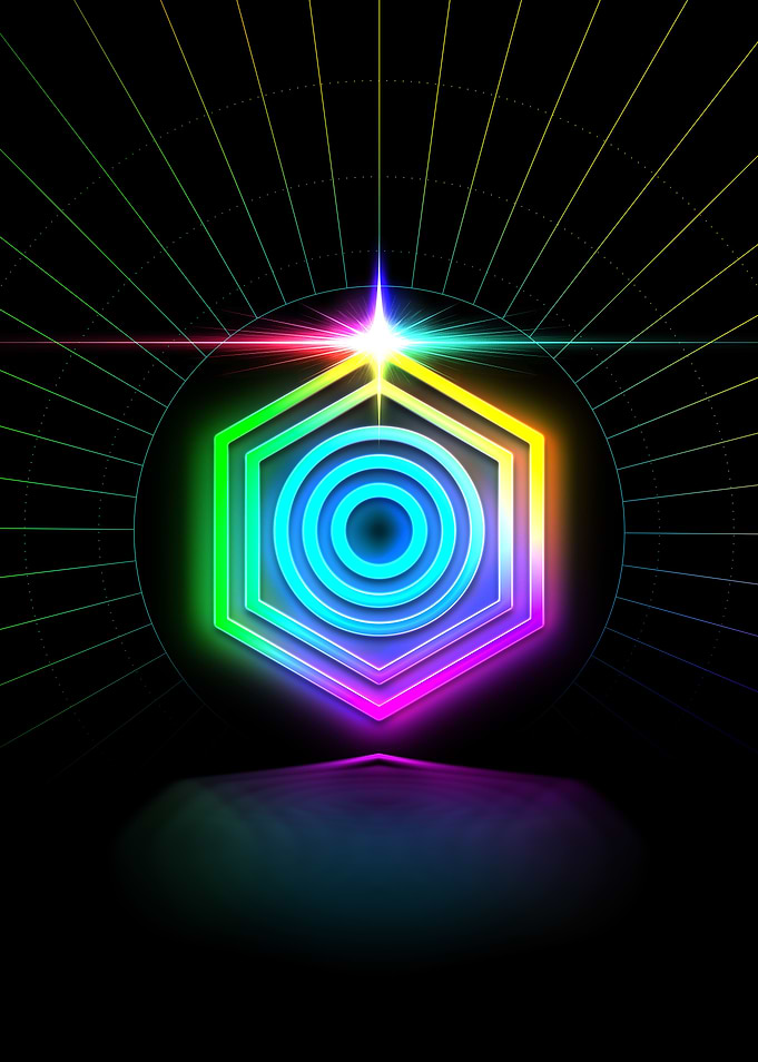 Prismatic Neon Magic Seal