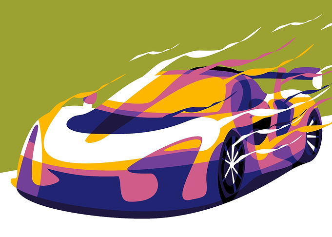 Lamborghini Senna Pop Art