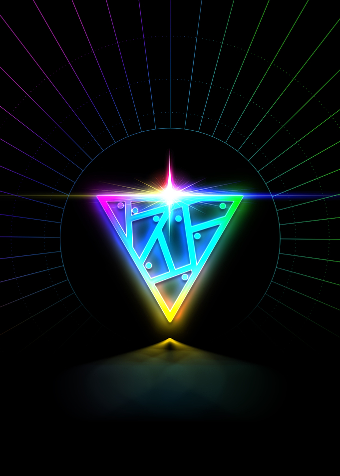 Neon Glyph Mandala Rune