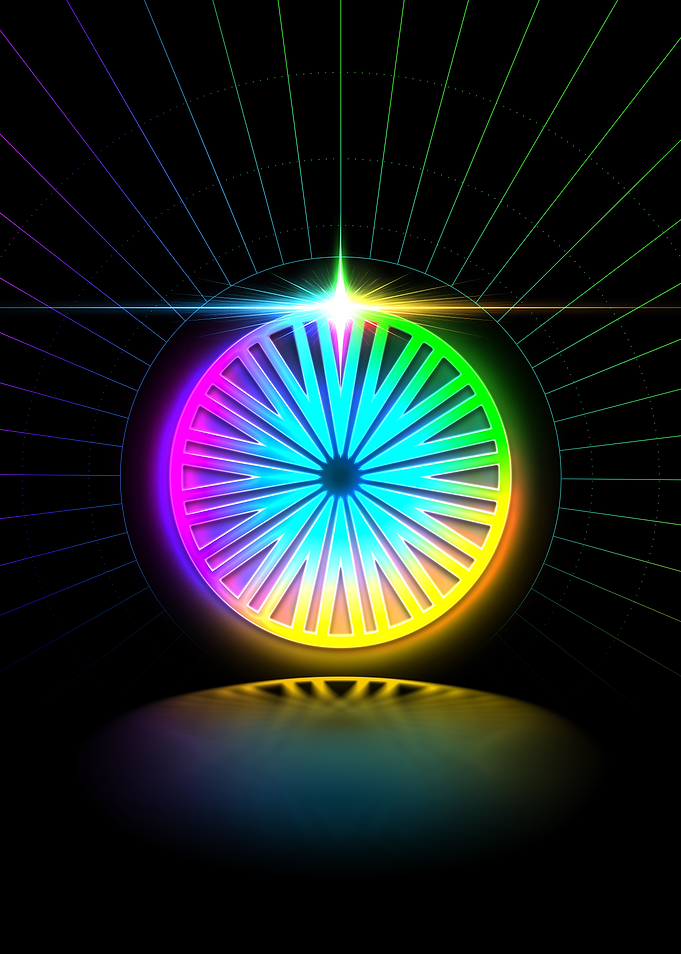 Prismatic Neon Magic Seal